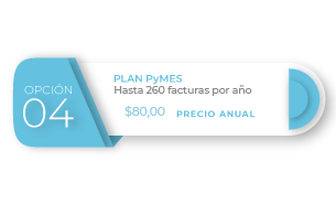 PLAN PyMES / UNTIL 260 INVOICES PER YEAR